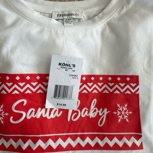 Christmas tee, “Santa Baby”